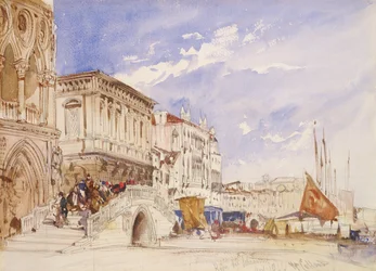 Riva degli Schiavoni, Venice, 1846